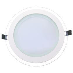 Lampa downlight LED okrągła szklana 18W  1080lm   3000K  IP20